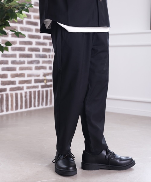 ACE SHOP（エースショップ）の「【セットアップ着用可】リラックステーパードパンツ【ファッション系YouTuberめんくろ。コラボ】（その他パンツ・メンズ・ブラック/ベージュ・MEDIUM/LARGE）」の20枚目の写真