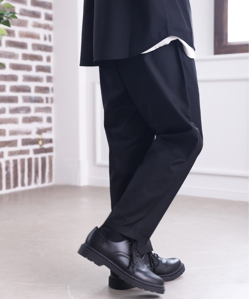 ACE SHOP（エースショップ）の「【セットアップ着用可】リラックステーパードパンツ【ファッション系YouTuberめんくろ。コラボ】（その他パンツ・メンズ・ブラック/ベージュ・MEDIUM/LARGE）」の21枚目の写真