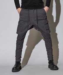 【NO ID.】Sarrouel Skinny Cargo Pants / サルエル スキニー カーゴ パンツ