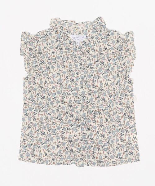 ICB0 CHEMISE キッズ リバティプリントブラウス