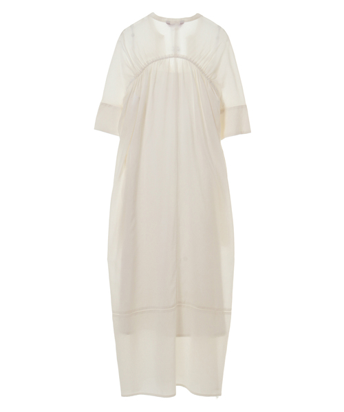 alcali（アルカリ）の「肩シャーリングワンピース（ワンピース・レディース・オレンジ/ネイビー/マジェンタ/オフホワイト・FREE）」の12枚目の写真