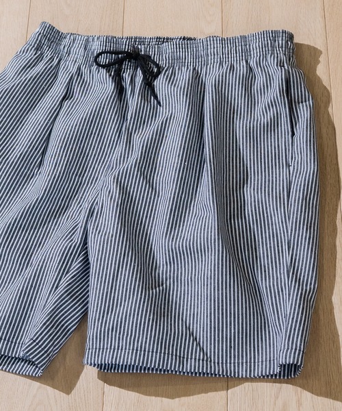 JOHN'S CLOSET（ジョンズクローゼット）の「【i】ヒッコリーシェフショーツ（その他パンツ・メンズ・ベージュ系その他/ブラック×ホワイト/ネイビー×ホワイト・MEDIUM/X-LARGE/SMALL/LARGE）」の11枚目の写真