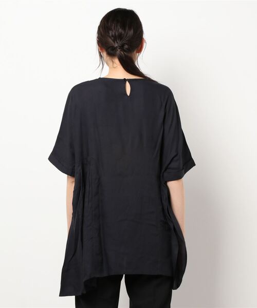 KATHARINE ROSS（キャサリンロス）の「【KATHARINE ROSS】ラウンドスリットギャザーチュニック（チュニック・レディース・チャコールグレー/アイボリー/ライトブラウン・MEDIUM）」の15枚目の写真