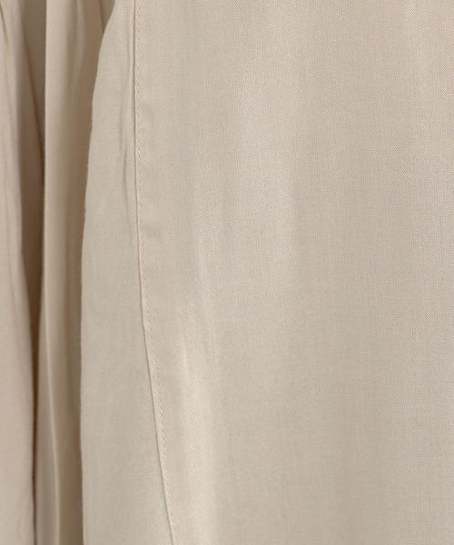 KATHARINE ROSS（キャサリンロス）の「【KATHARINE ROSS】ラウンドスリットギャザーチュニック（チュニック・レディース・チャコールグレー/アイボリー/ライトブラウン・MEDIUM）」の22枚目の写真