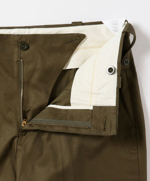 BEAMS F（ビームスエフ）の「Tangent / コットン ファティーグパンツ（チノパンツ・メンズ・オリーブ・44/46/48/50/42）」の10枚目の写真