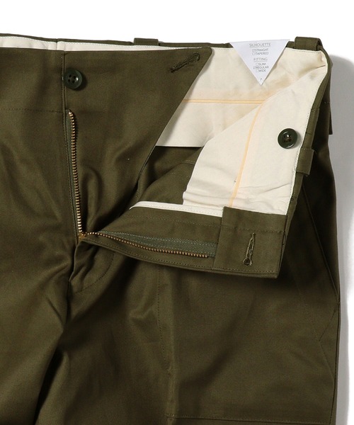 BEAMS F（ビームスエフ）の「Tangent / コットン ファティーグパンツ（チノパンツ・メンズ・オリーブ・44/46/48/50/42）」の3枚目の写真