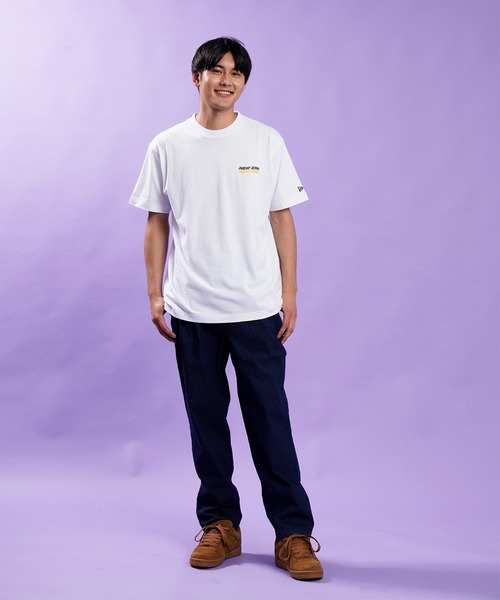 NEW ERA（ニューエラ）の「NEW ERA/ニューエラ　ルーズシルエット バクプリントTシャツ 12887607（Tシャツ/カットソー・メンズ・ホワイト・M/L/XL）」の8枚目の写真