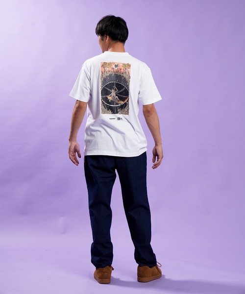 NEW ERA（ニューエラ）の「NEW ERA/ニューエラ　ルーズシルエット バクプリントTシャツ 12887607（Tシャツ/カットソー・メンズ・ホワイト・M/L/XL）」の10枚目の写真