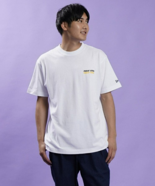 NEW ERA（ニューエラ）の「NEW ERA/ニューエラ　ルーズシルエット バクプリントTシャツ 12887607（Tシャツ/カットソー・メンズ・ホワイト・M/L/XL）」の7枚目の写真