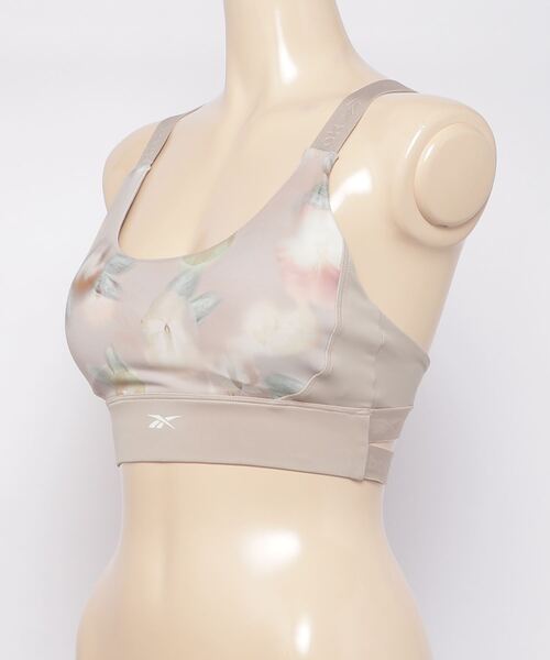 Reebok(リーボック)の「キレイフィット グラフィック スポーツ ブラ / KireiFit Graphic Sports Bra(スポーツブラ・レディース・ベージュ/マルーン・LARGE/MEDIUM/X-LARGE/SMALL/XX-LARGE)」の4枚目の写真
