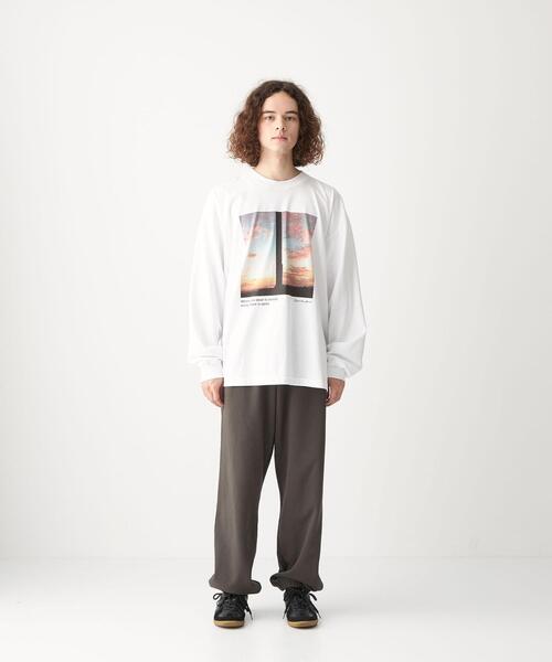 CITEN（シテン）の「＜CITEN（シテン）＞GIZAコットン スウェット パンツ（スウェットパンツ・メンズ・ダークグレー/ライトピンク/ホワイト・M/L）」の16枚目の写真