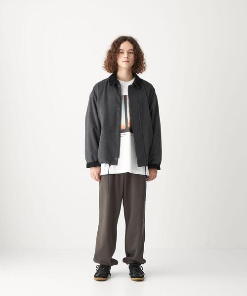 CITEN（シテン）の「＜CITEN（シテン）＞GIZAコットン スウェット パンツ（スウェットパンツ・メンズ・ダークグレー/ライトピンク/ホワイト・M/L）」の4枚目の写真