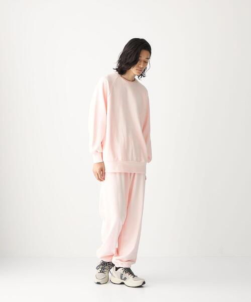 CITEN（シテン）の「＜CITEN（シテン）＞GIZAコットン スウェット パンツ（スウェットパンツ・メンズ・ダークグレー/ライトピンク/ホワイト・M/L）」の11枚目の写真