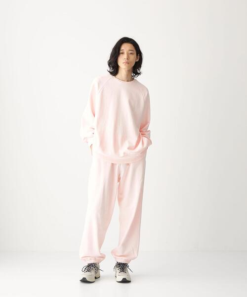 CITEN（シテン）の「＜CITEN（シテン）＞GIZAコットン スウェット パンツ（スウェットパンツ・メンズ・ダークグレー/ライトピンク/ホワイト・M/L）」の12枚目の写真