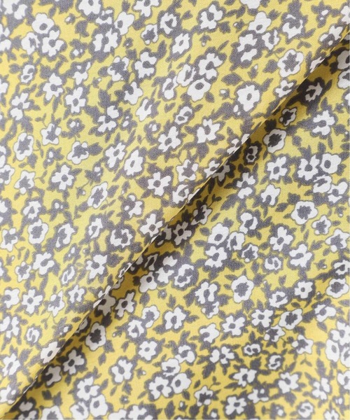 SLOBE IENA（スローブイエナ）の「プリムラフラワープリントショートスリーブブラウス【手洗い可能】◆（シャツ/ブラウス・レディース・イエロー/サックスブルー・FREE）」の9枚目の写真