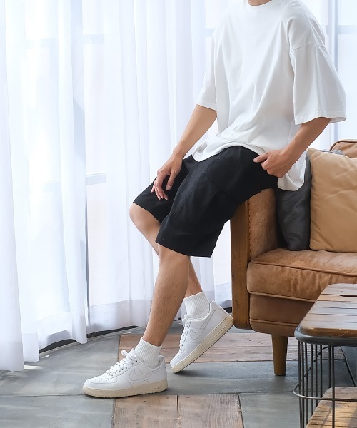 improves(インプローブス)の「ワイドシルエット カーゴ ショートパンツ(カーゴパンツ・メンズ・ホワイト/オリーブ/ベージュ/ブラック・MEDIUM/LARGE)」の12枚目の写真
