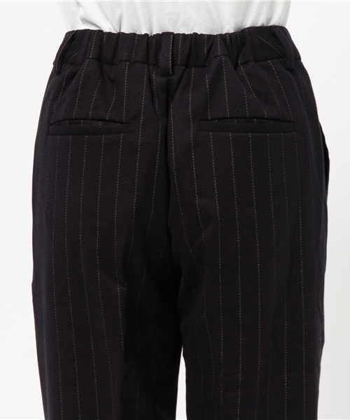 CIAOPANIC（チャオパニック）の「【Ciaopanic】ストライプワイドタックPT（その他パンツ・レディース・レンガ/グレー/ネイビー・FREE）」の8枚目の写真