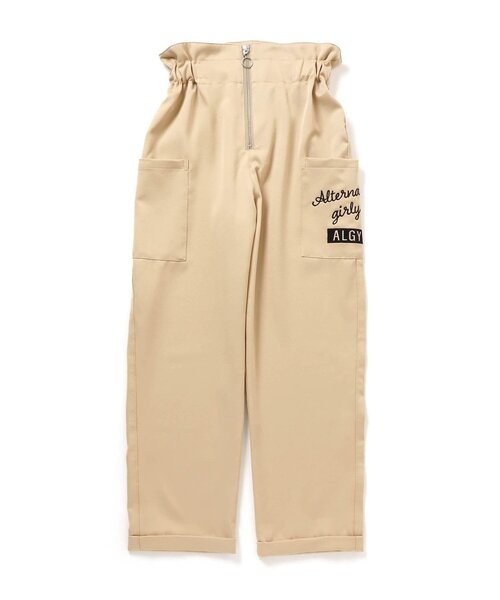 algy（アルジー）の「リングジップサロペ（サロペット/オーバーオール・キッズ・ブラック/ベージュ・SMALL/MEDIUM/X-SMALL/XX-SMALL）」の8枚目の写真