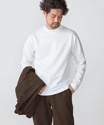 SHIPS | SHIPS:  ハイゲージ クルーネック ダンボールニット 長袖Tシャツ(Tシャツ/カットソー)