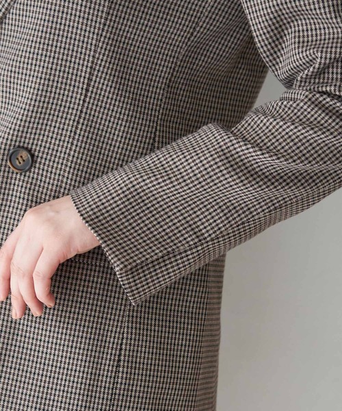 ROPE' PICNIC（ロペピクニック）の「【WEB限定】ガンクラブチェックジャケット（テーラードジャケット・レディース・ダークブラウン・38/40）」の13枚目の写真