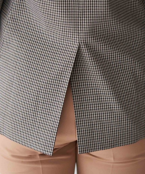 ROPE' PICNIC（ロペピクニック）の「【WEB限定】ガンクラブチェックジャケット（テーラードジャケット・レディース・ダークブラウン・38/40）」の2枚目の写真