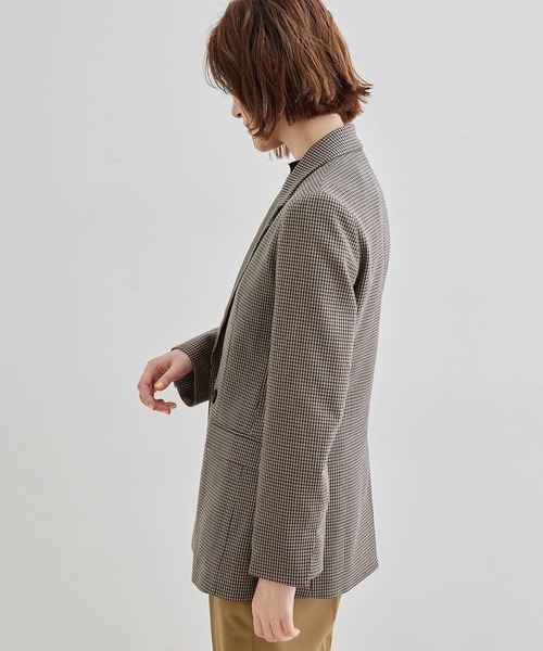 ROPE' PICNIC（ロペピクニック）の「【WEB限定】ガンクラブチェックジャケット（テーラードジャケット・レディース・ダークブラウン・38/40）」の18枚目の写真