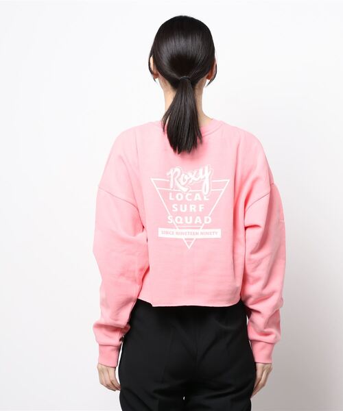 ROXY(ロキシー)の「JUMP PULL OVER/ロキシーバックプリントスウェットトレーナー(スウェット・レディース・ピンク/ブルー/ホワイト・MEDIUM/LARGE)」の3枚目の写真