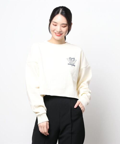 ROXY(ロキシー)の「JUMP PULL OVER/ロキシーバックプリントスウェットトレーナー(スウェット・レディース・ピンク/ブルー/ホワイト・MEDIUM/LARGE)」の5枚目の写真