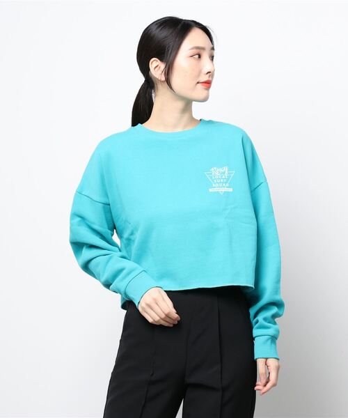 ROXY(ロキシー)の「JUMP PULL OVER/ロキシーバックプリントスウェットトレーナー(スウェット・レディース・ピンク/ブルー/ホワイト・MEDIUM/LARGE)」の6枚目の写真