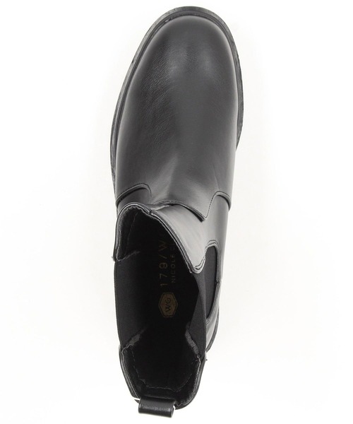 179/WG（イチナナキュウダブルジー）の「厚底サイドゴアブーツ（ブーツ・レディース・オフホワイト/ブラック・M/L）」の9枚目の写真