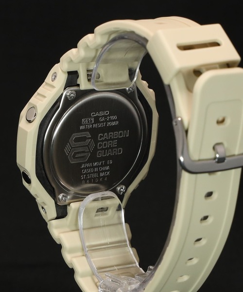 G-SHOCK（ジーショック）の「GA-2100シリーズ / カーボンコアガード / GA-2100-5AJF（アナログ腕時計・メンズ・ベージュ×ブラック・FREE）」の8枚目の写真