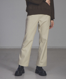 NOMINE | 【展開店舗限定】フェイクレザーセミフレアパンツ(その他パンツ)