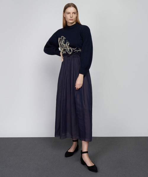 CHARLES & KEITH（チャールズ & キース）の「テクスチャードアンクルストラップ バレリーナフラット / Textured Ankle Strap Ballerina Flats（バレエシューズ・レディース・ブラック/オリーブ・22.5cm/23cm/23.5cm/24.5cm/25cm/25.5cm）」の14枚目の写真