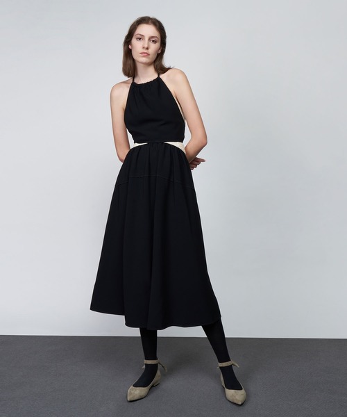 CHARLES & KEITH（チャールズ & キース）の「テクスチャードアンクルストラップ バレリーナフラット / Textured Ankle Strap Ballerina Flats（バレエシューズ・レディース・ブラック/オリーブ・22.5cm/23cm/23.5cm/24.5cm/25cm/25.5cm）」の9枚目の写真