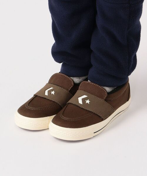 CONVERSE(コンバース)の「CONVERSE:KID’S LOAFER SK(スニーカー・キッズ・ブラウン/ブラック・18/20/19/21/22/23/17/16)」の2枚目の写真