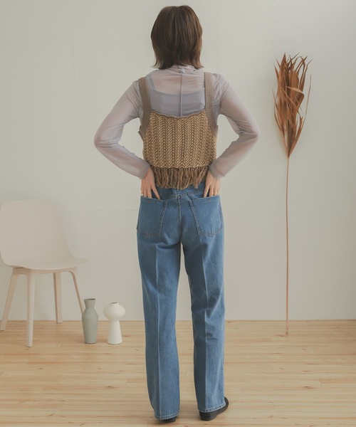 SENSE OF PLACE by URBAN RESEARCH（センスオブプレイスバイアーバンリサーチ）の「ニットフリンジビスチェ（ベスト・レディース・その他2/その他1・ONE）」の18枚目の写真