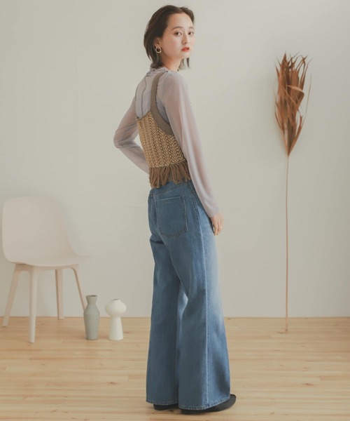 SENSE OF PLACE by URBAN RESEARCH（センスオブプレイスバイアーバンリサーチ）の「ニットフリンジビスチェ（ベスト・レディース・その他2/その他1・ONE）」の19枚目の写真