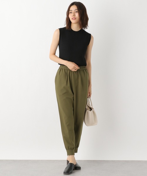 LEPSIM（レプシィム）の「ジョガーパンツ　951274（その他パンツ・レディース・ブラック/カーキ・MEDIUM/LARGE）」の4枚目の写真
