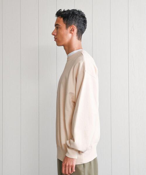 H BEAUTY&YOUTH UNITED ARROWS(エイチビューティーアンドユースユナイテッドアローズ)の「<H>CLASSIC SWEAT CREW NECK PULLOVER/スウェット(スウェット・メンズ・ライトグレー/ブラック/ナチュラル・S/M/L)」の4枚目の写真