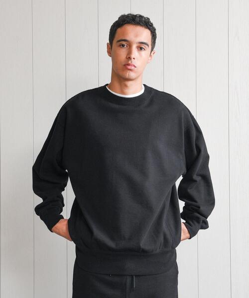 H BEAUTY&YOUTH UNITED ARROWS(エイチビューティーアンドユースユナイテッドアローズ)の「<H>CLASSIC SWEAT CREW NECK PULLOVER/スウェット(スウェット・メンズ・ライトグレー/ブラック/ナチュラル・S/M/L)」の8枚目の写真