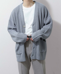 ZIP FIVE | 7Gあぜ編みオーバーサイズカーディガン【ユニセックス】(カーディガン/ボレロ)