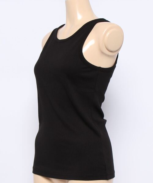 HONEYSUCKLE ROSE（ハニーサックルローズ）の「【HONEYSUCKLE ROSE】タンクトップ（タンクトップ・レディース・ブラック/ベージュ/オフホワイト・M/L）」の4枚目の写真