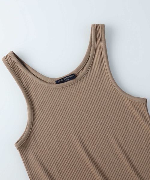 HONEYSUCKLE ROSE（ハニーサックルローズ）の「【HONEYSUCKLE ROSE】タンクトップ（タンクトップ・レディース・ブラック/ベージュ/オフホワイト・M/L）」の3枚目の写真