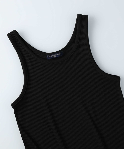 HONEYSUCKLE ROSE（ハニーサックルローズ）の「【HONEYSUCKLE ROSE】タンクトップ（タンクトップ・レディース・ブラック/ベージュ/オフホワイト・M/L）」の2枚目の写真