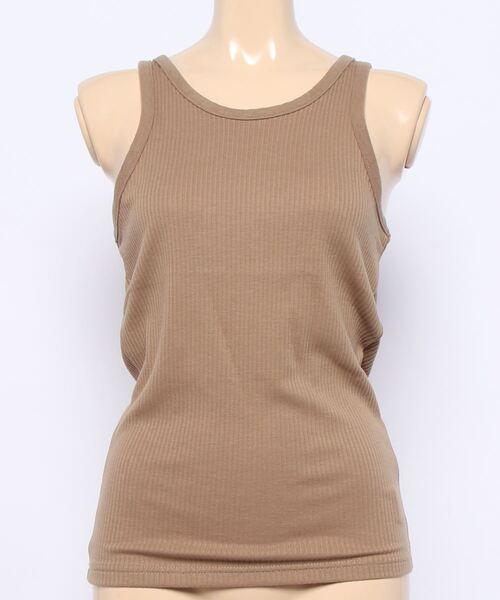 HONEYSUCKLE ROSE（ハニーサックルローズ）の「【HONEYSUCKLE ROSE】タンクトップ（タンクトップ・レディース・ブラック/ベージュ/オフホワイト・M/L）」の16枚目の写真