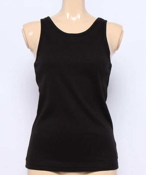 HONEYSUCKLE ROSE（ハニーサックルローズ）の「【HONEYSUCKLE ROSE】タンクトップ（タンクトップ・レディース・ブラック/ベージュ/オフホワイト・M/L）」の14枚目の写真