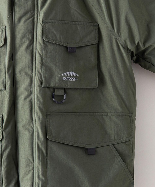 OUTDOOR PRODUCTS APPAREL(アウトドアプロダクツアパレル)の「撥水フィッシング中綿ジャケット ワンポイントブランドロゴ(ブルゾン・メンズ・カーキ/ベージュ/ブラック・LARGE/MEDIUM/X-LARGE)」の5枚目の写真