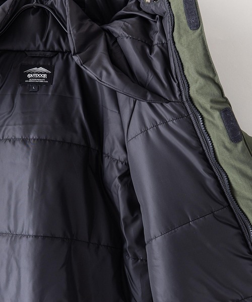 OUTDOOR PRODUCTS APPAREL(アウトドアプロダクツアパレル)の「撥水フィッシング中綿ジャケット ワンポイントブランドロゴ(ブルゾン・メンズ・カーキ/ベージュ/ブラック・LARGE/MEDIUM/X-LARGE)」の11枚目の写真