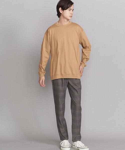 BEAUTY&YOUTH UNITED ARROWS（ビューティーアンドユースユナイテッドアローズ）の「BY ハイゲージ コットン スウェット クルーネック（Tシャツ/カットソー・メンズ・ホワイト/ブラック/ブラウン/グレー/コバルトブルー・S/M/L/XL）」の6枚目の写真