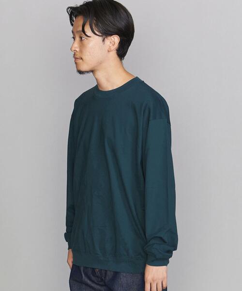 BEAUTY&YOUTH UNITED ARROWS（ビューティーアンドユースユナイテッドアローズ）の「BY ハイゲージ コットン スウェット クルーネック（Tシャツ/カットソー・メンズ・ホワイト/ブラック/ブラウン/グレー/コバルトブルー・S/M/L/XL）」の7枚目の写真